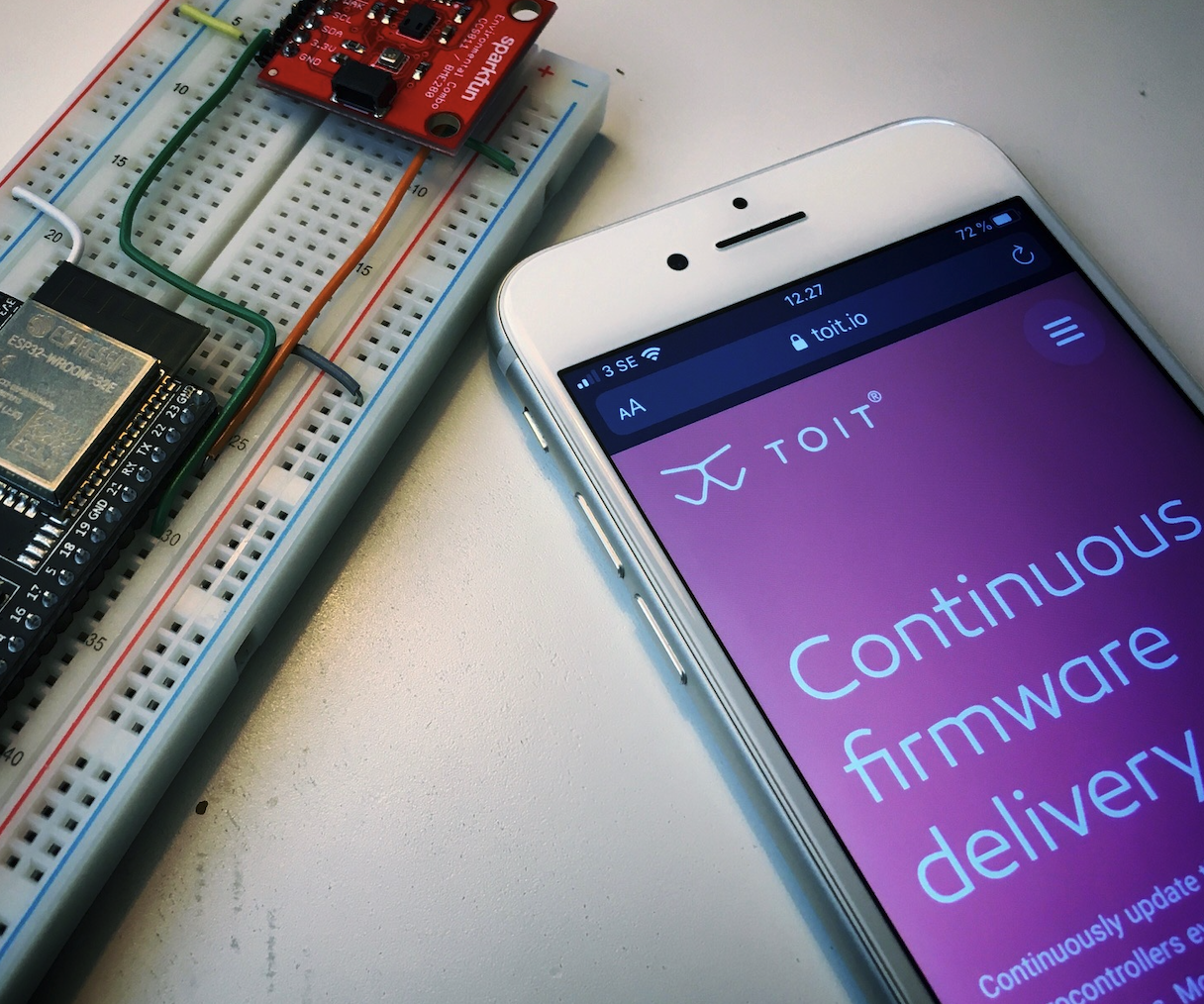 Parallel Apps on an ESP32 Using Toit Platform for IoT