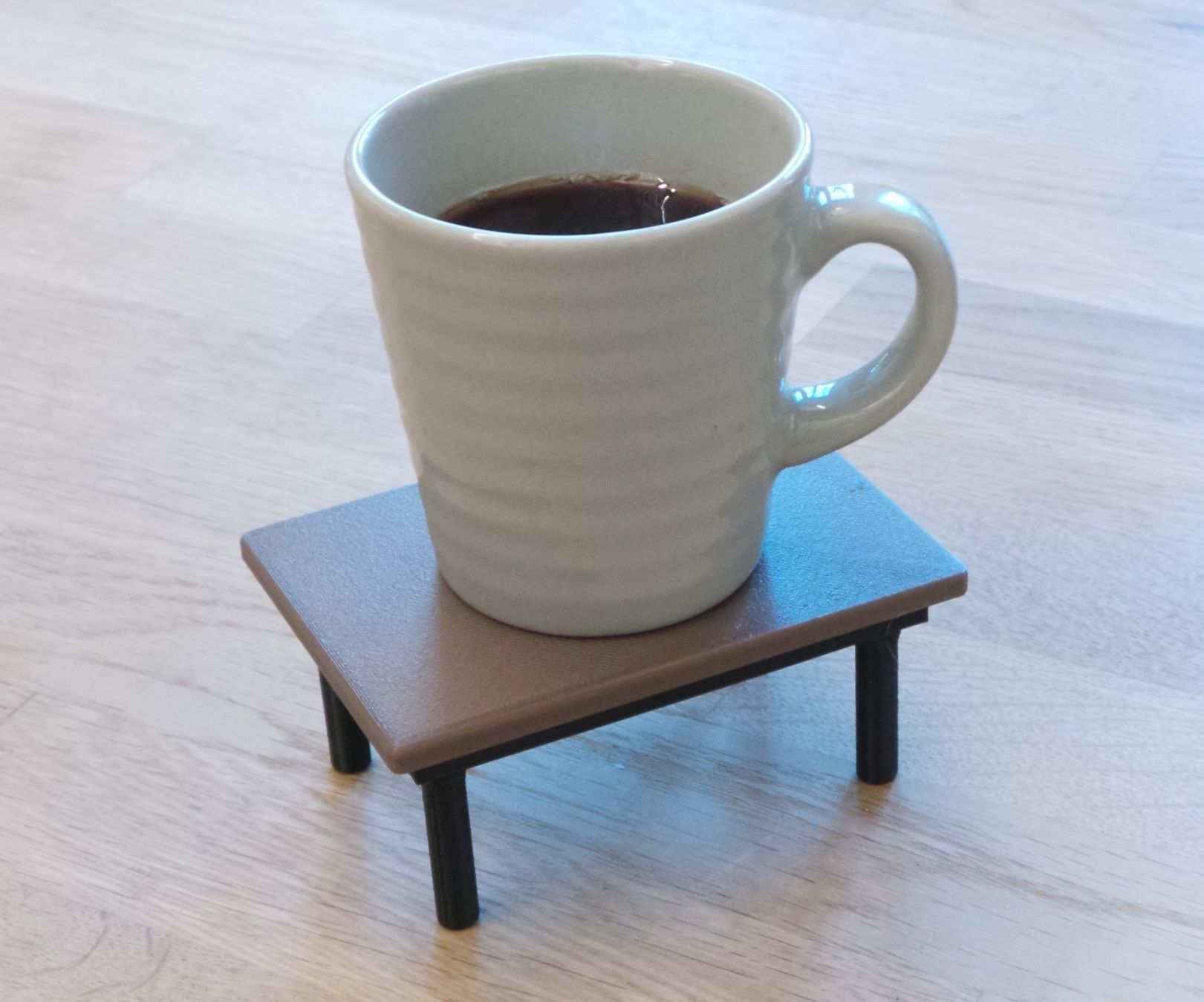 3Dprintable Coffee Table (coaster) 4 Steps (with Pictures