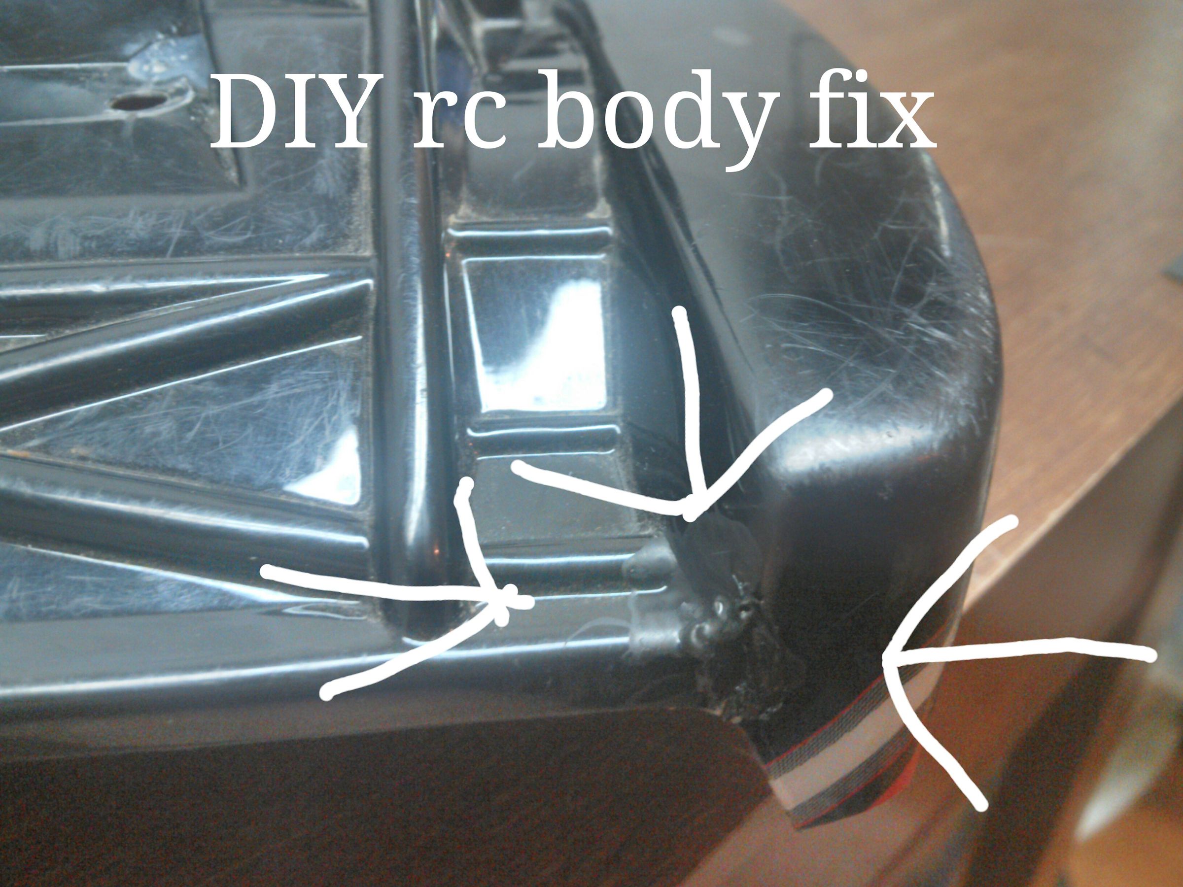 how to repair a rc body DIY Project DIY Project Image