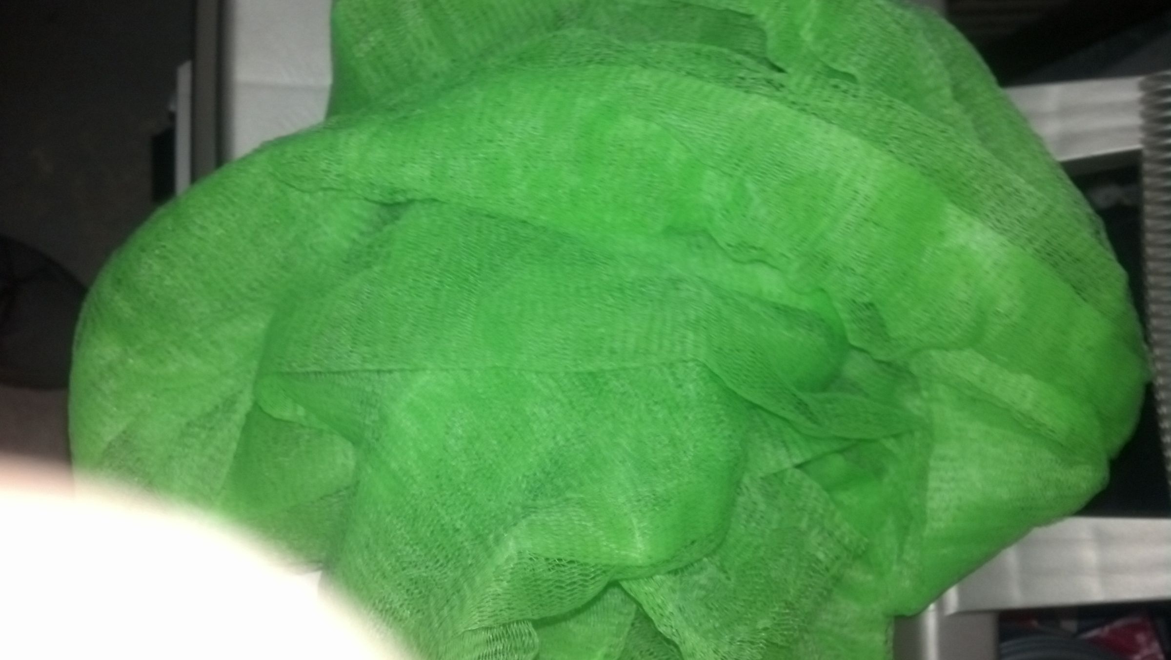 Shower Puff Fix. 3 Steps Instructables
