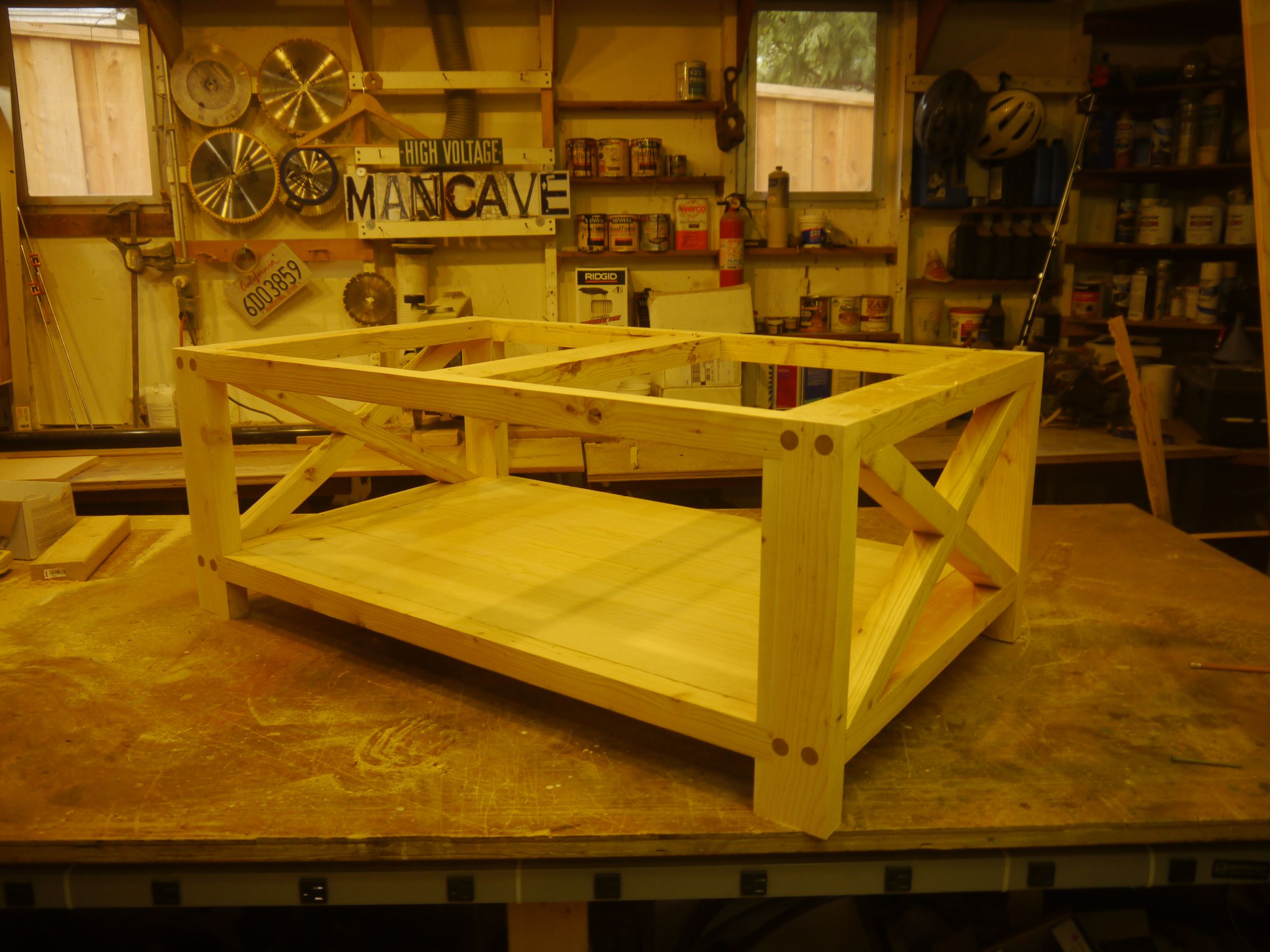 Build a Rustic Coffee Table 8 Steps (with Pictures) Instructables