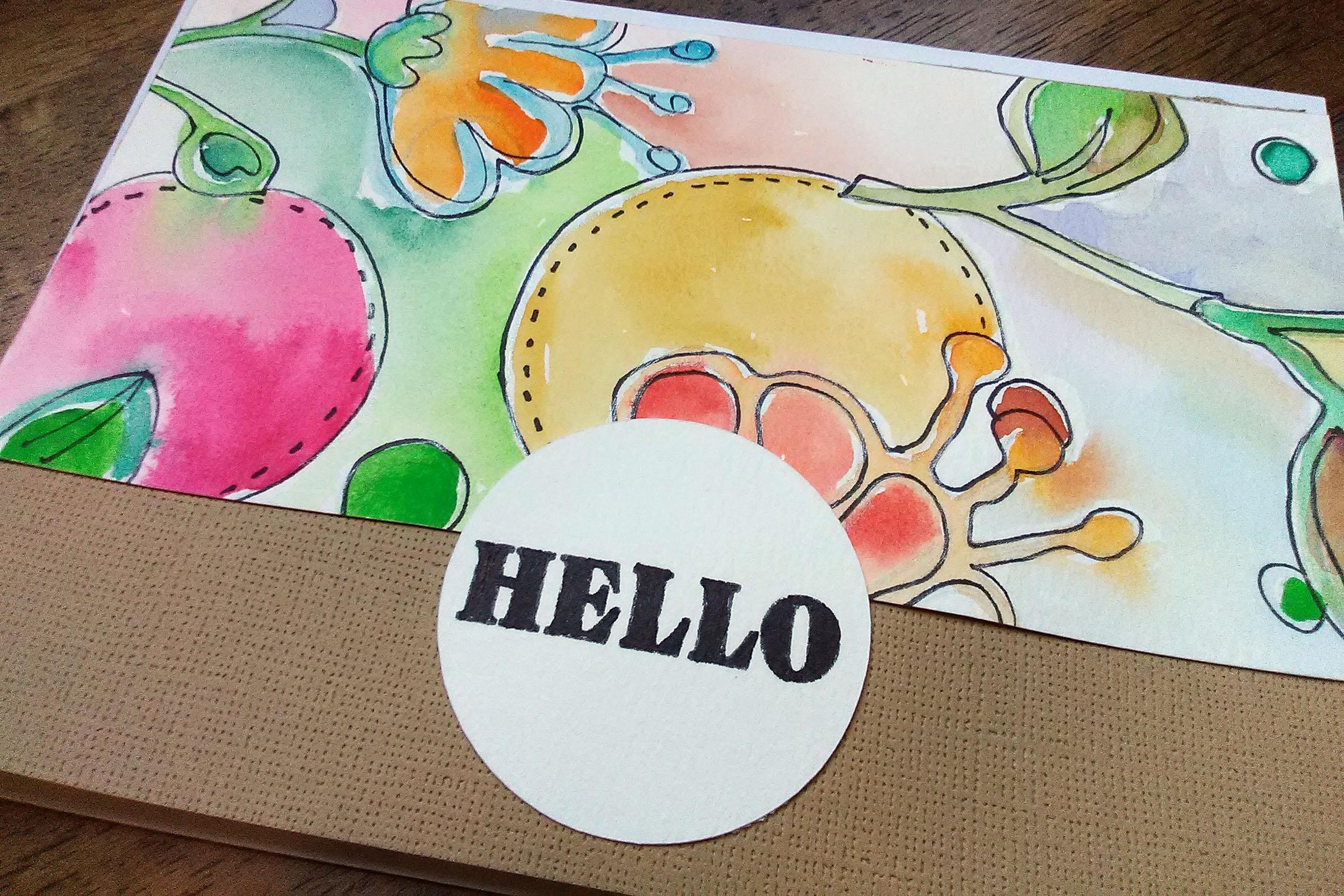 Watercolor Greeting Cards Using Cricut Pens 8 Steps (with Pictures