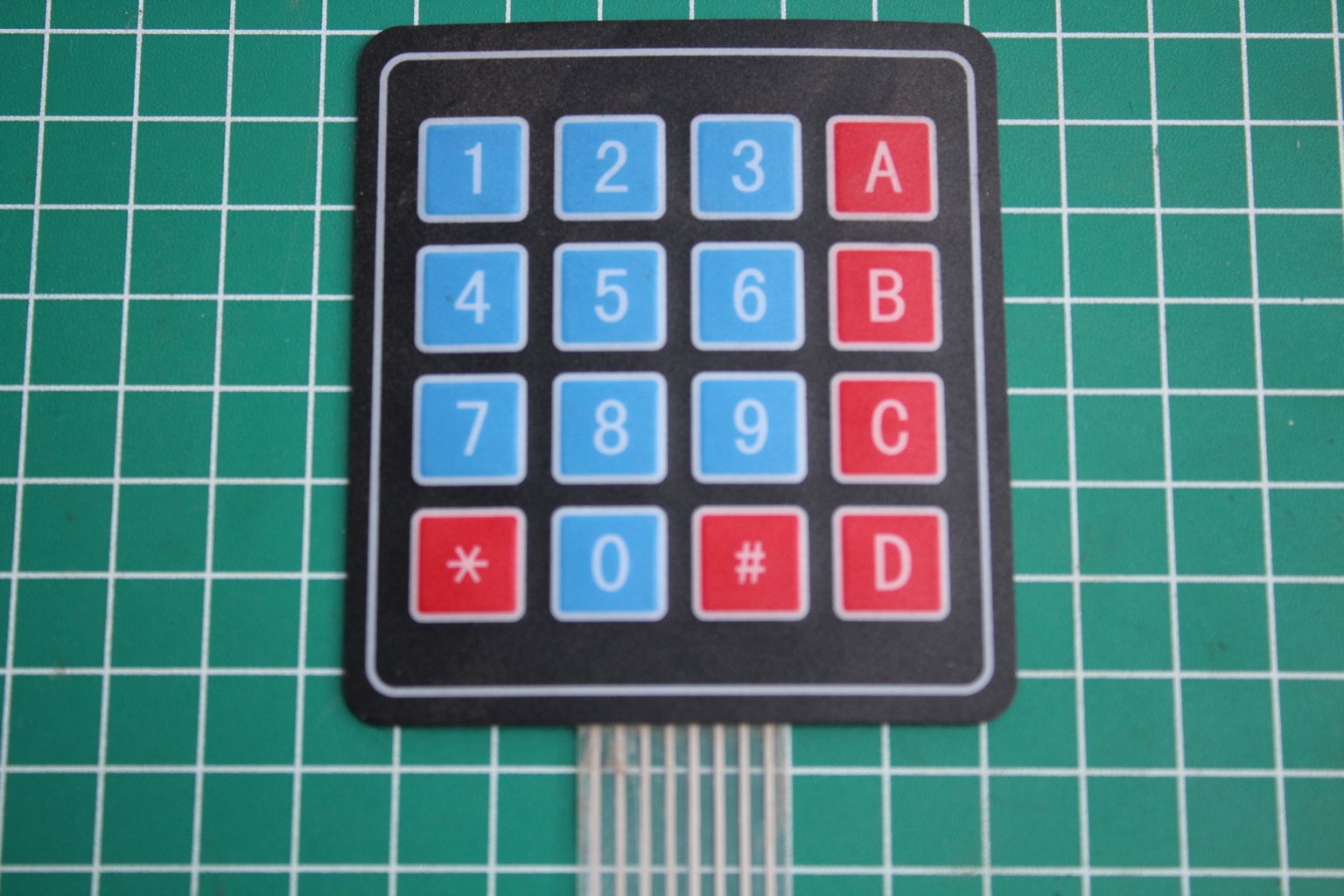4x4 Matrix Membrane Keypad Using Arduino Nano : 4 Steps - Instructables