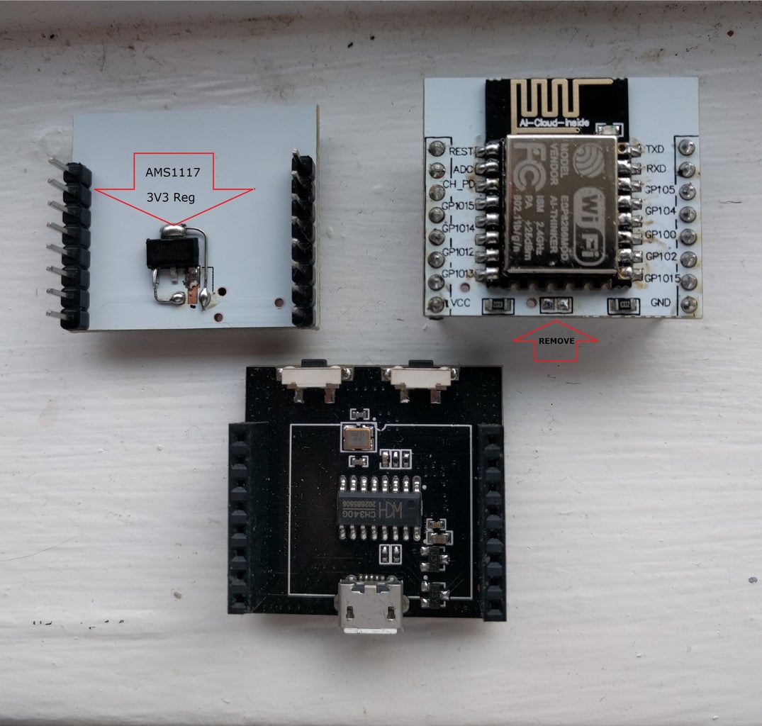 Program/Flash the ESP8266MOD ESP-12 Module Using the Witty Board and ...