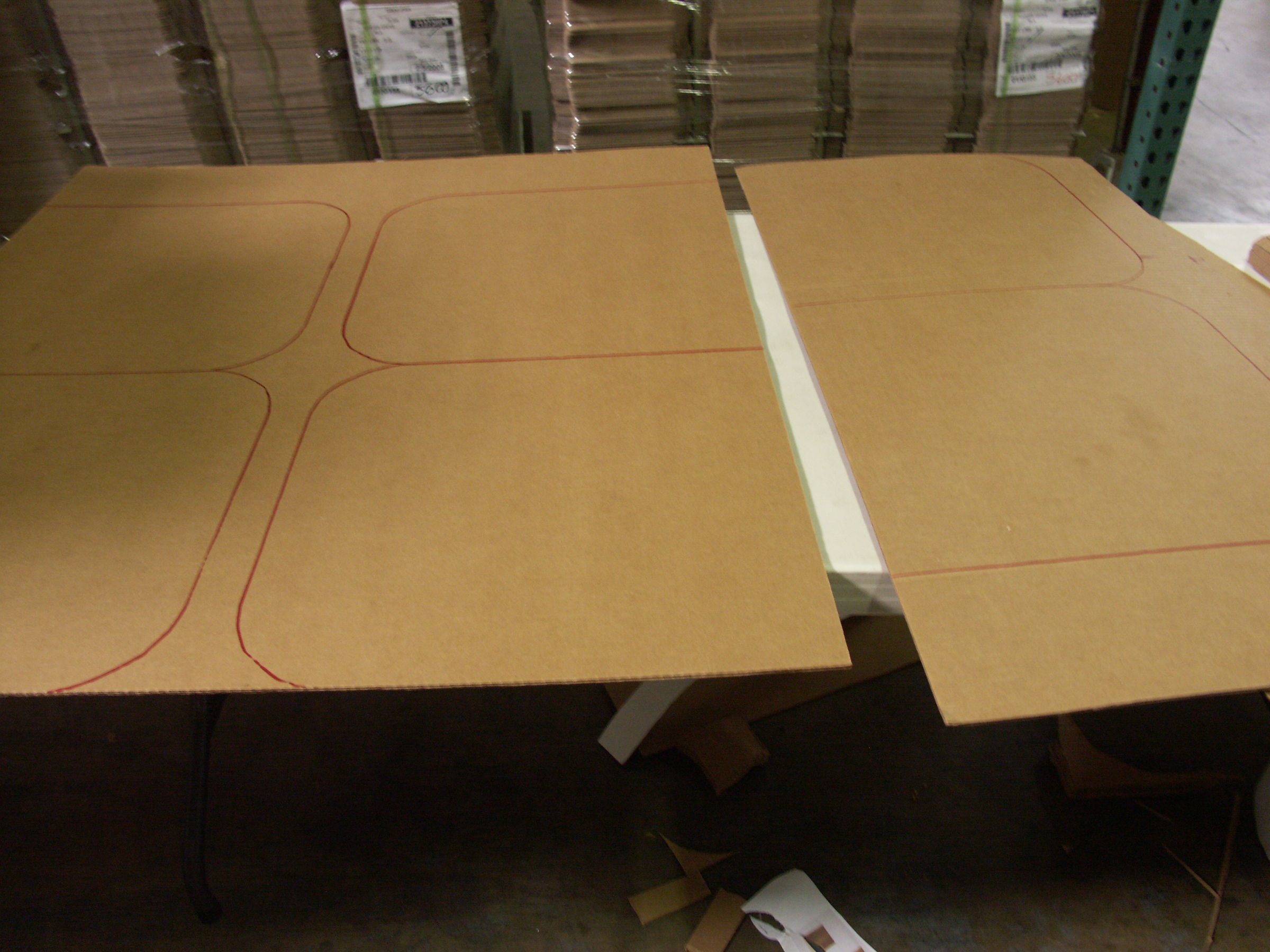 How to Make a Cardboard Coffee Table With Chairs 12 Steps (with