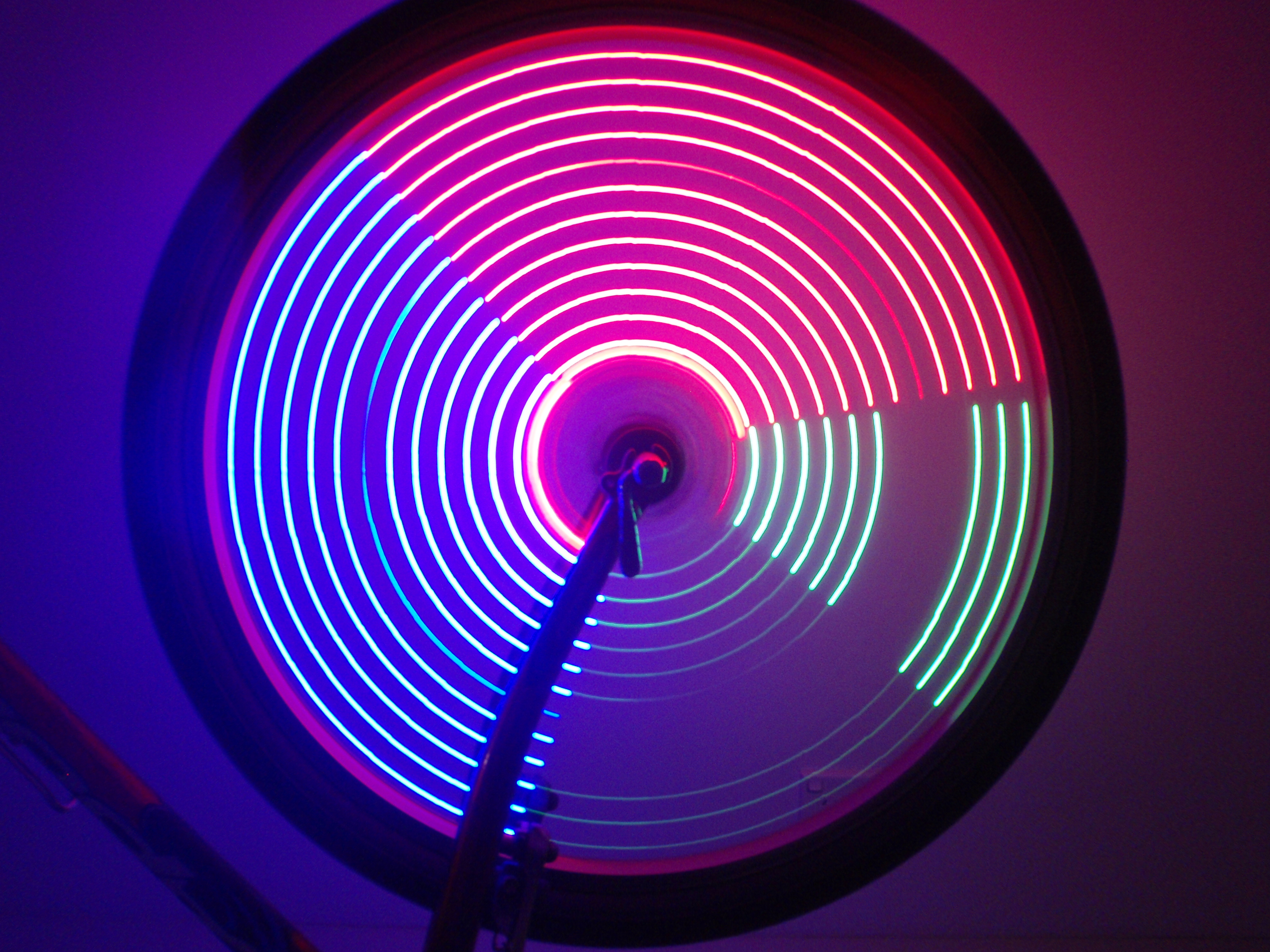 Simple POV Wheel Lights 4 Steps (with Pictures) Instructables