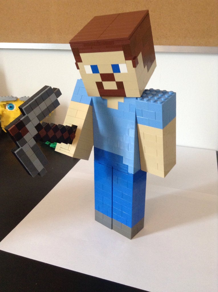Lego Minecraft Steve 6 Steps With Pictures Instructables