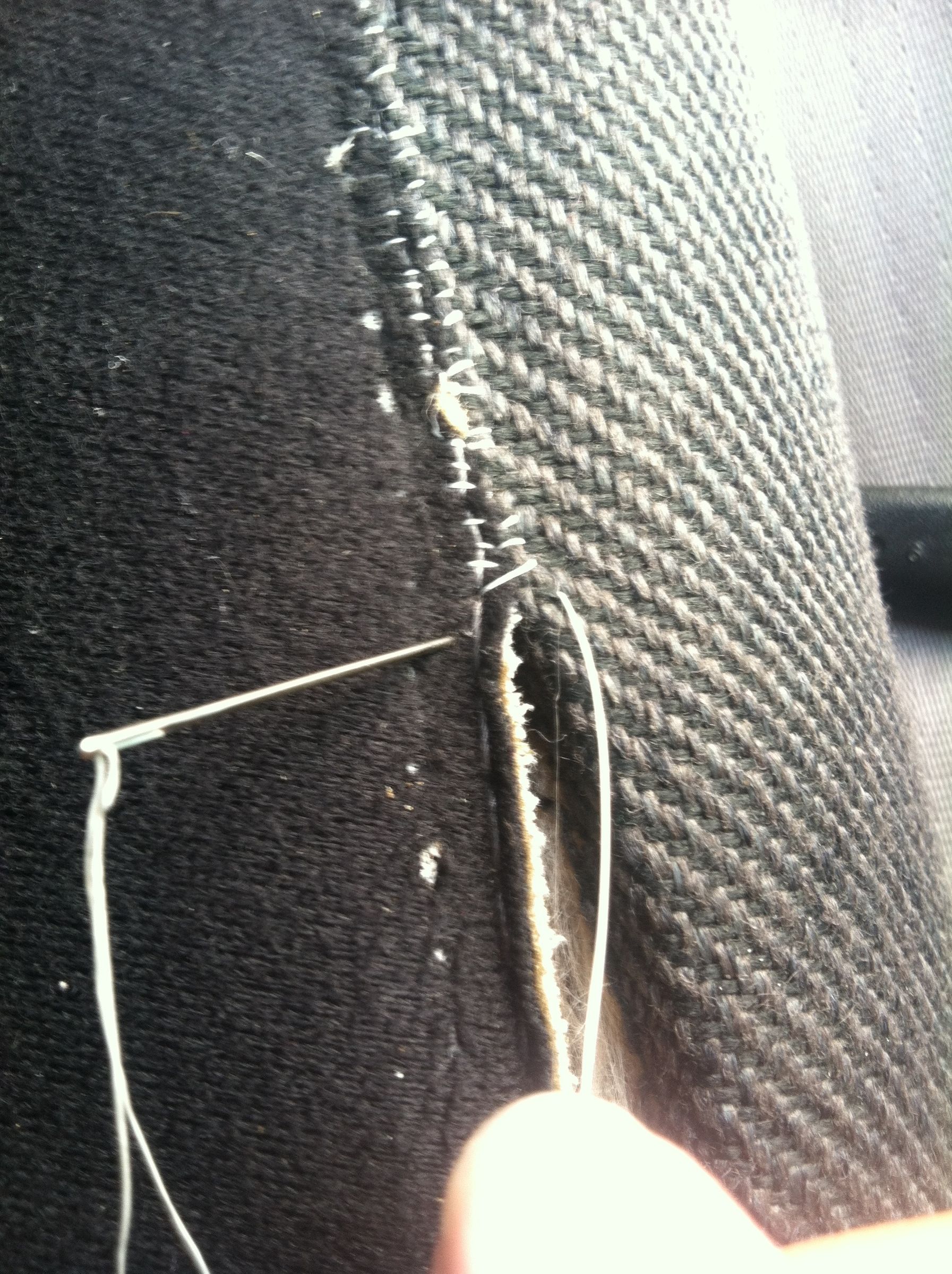 How to Fix Ripped Car Seats 6 Steps Instructables