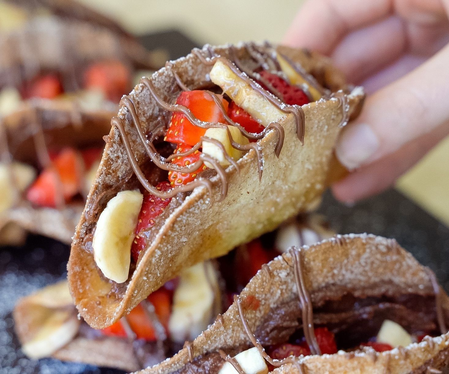 Dessert Nutella Tacos