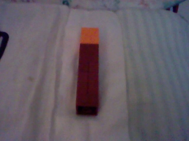DIY guide for Minecraft Torch made out of Legos with step-by-step instructions