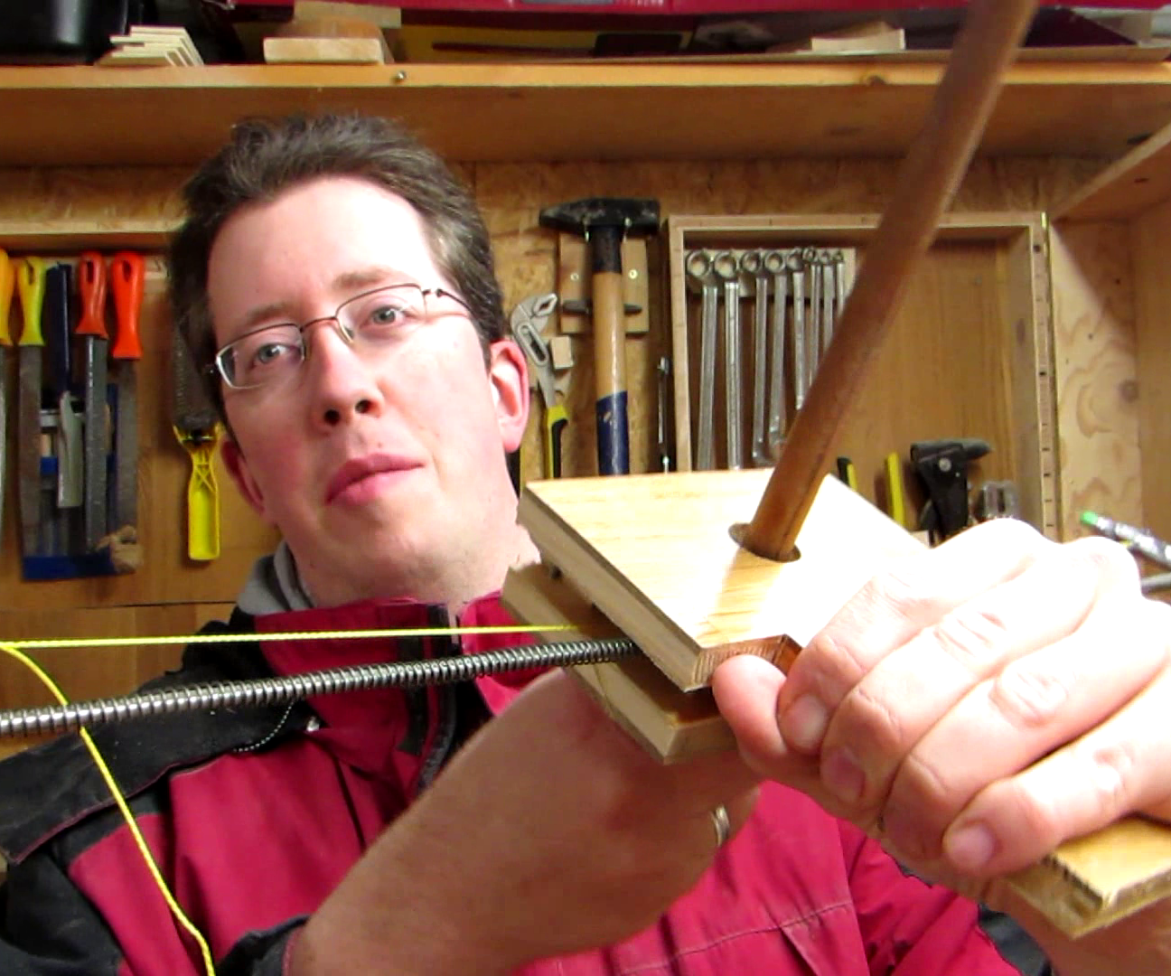 zombie-crossbow from a pants hanger DIY Project DIY Project Image