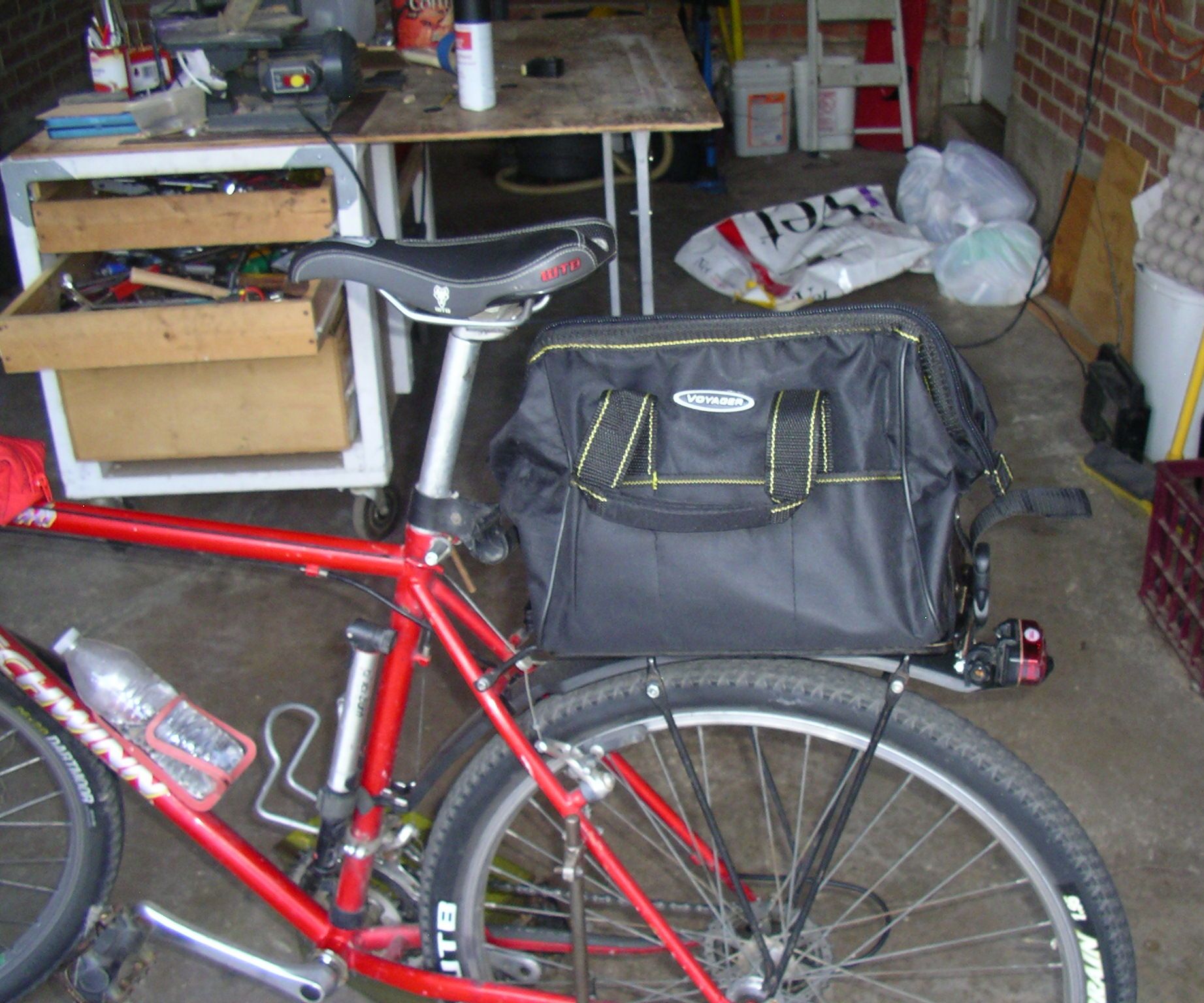 bike rack backpack