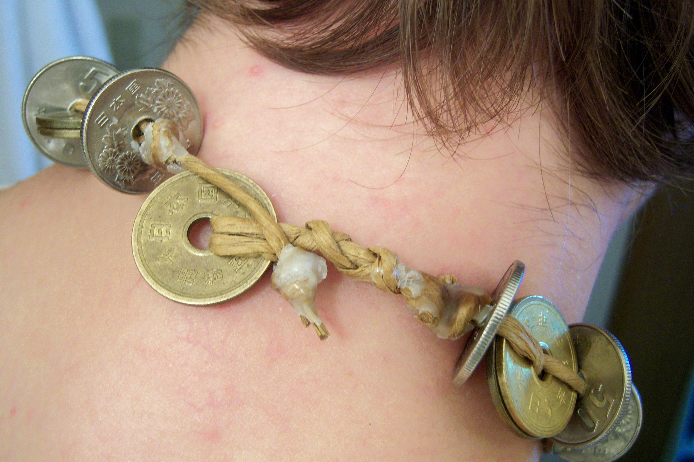 895 Yen Choker - Japanese Coin Necklace 