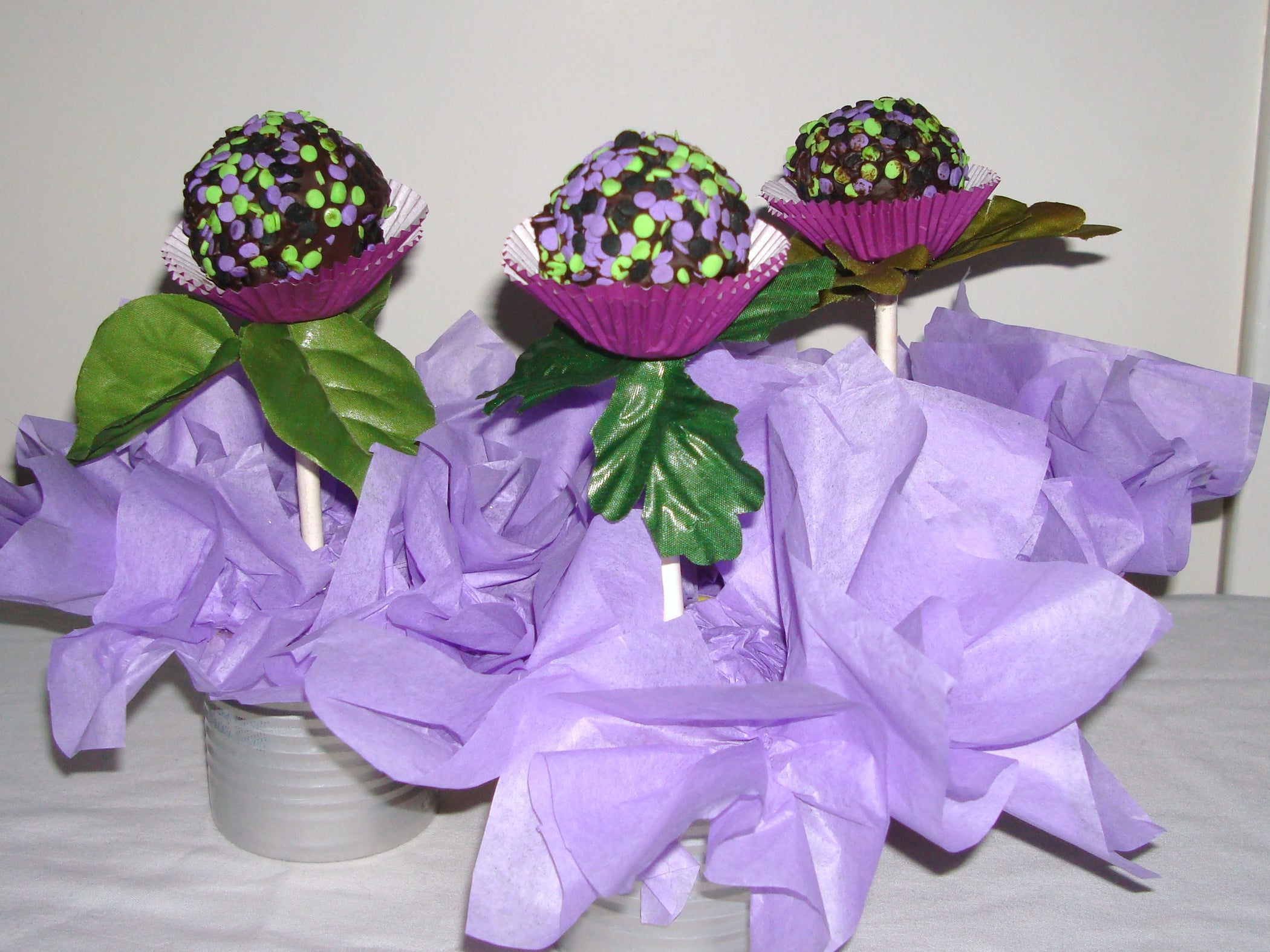 Brownie Pops With Stand (no Eggs or Oil) 10 Steps (with Pictures