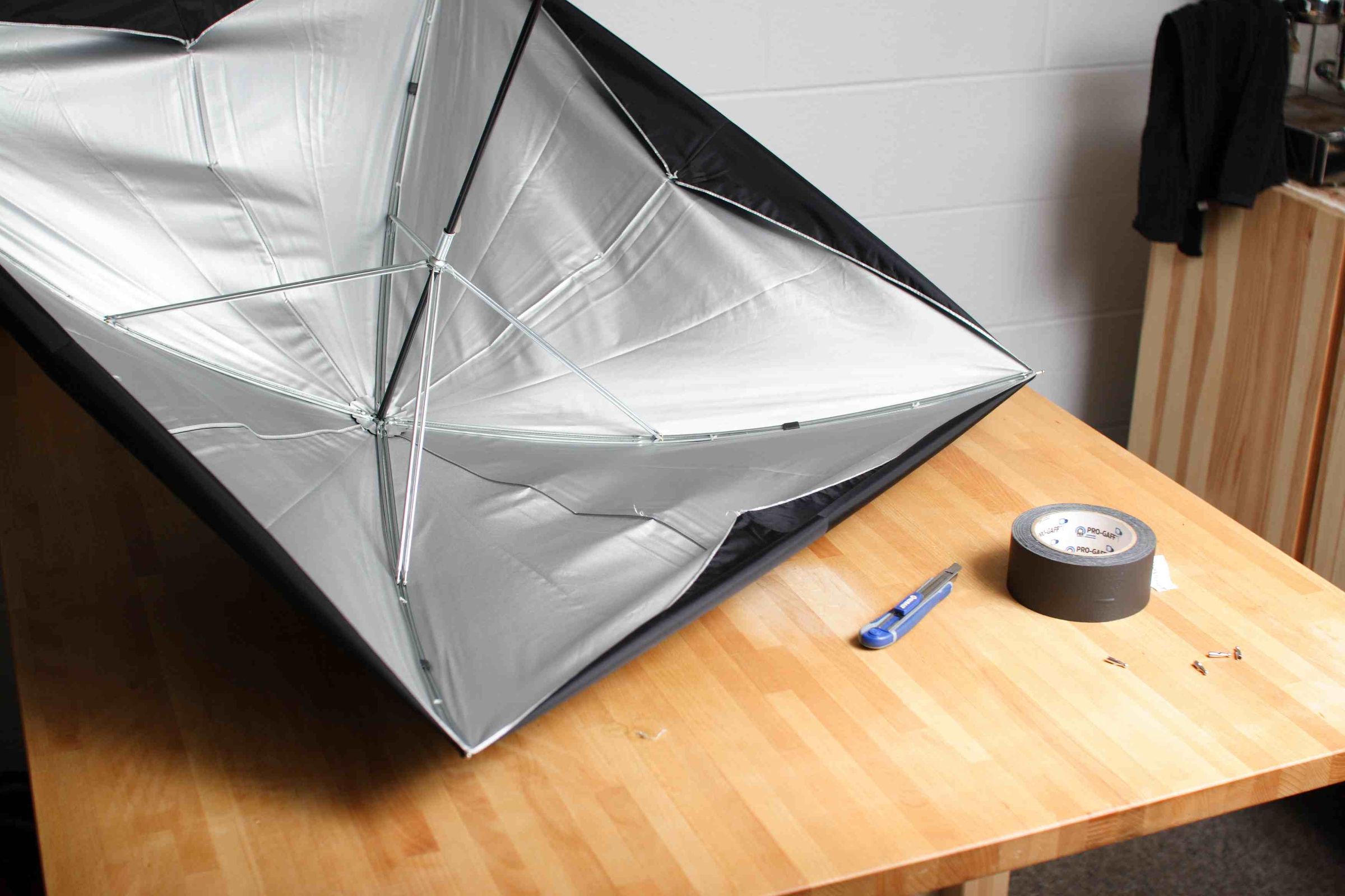 DIY Softbox From an Umbrella 9 Steps (with Pictures) Instructables