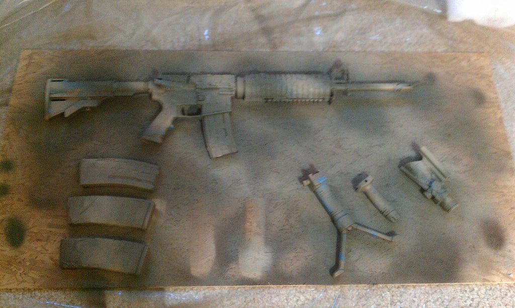 Paint Your Ar 15 Multicam 10 Steps Instructables Paint Your Ar 15 Multicam 10 Steps Instructables