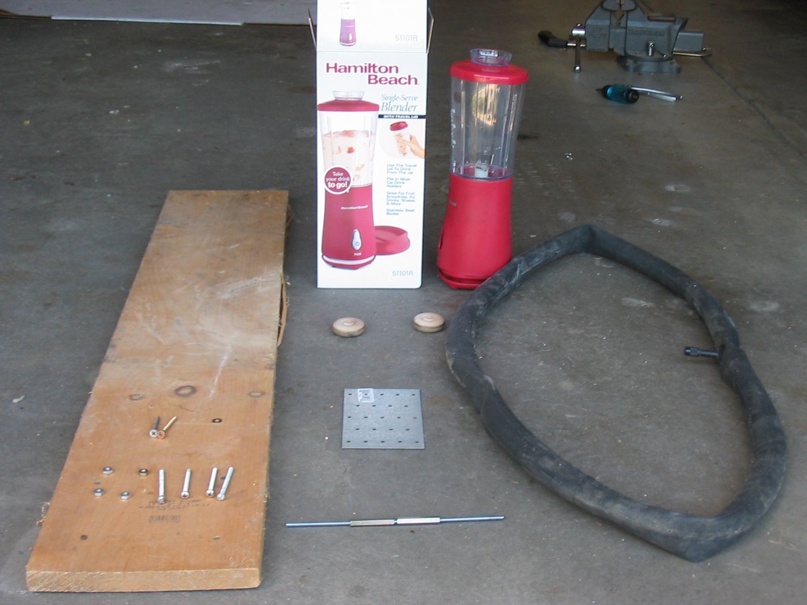 How to Create a Smoothie Making Human Powered Bike Blender for Less