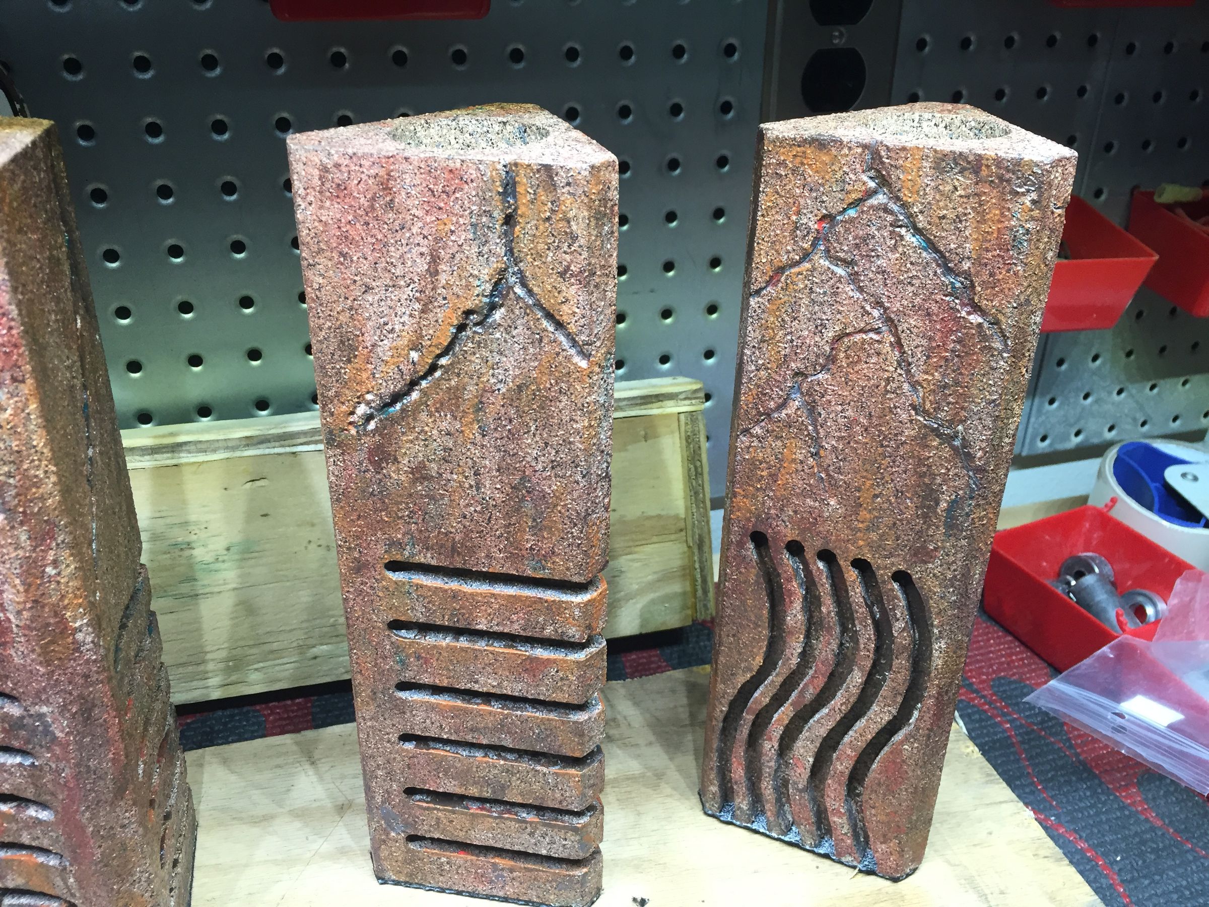 The Fifth Element Stones Pillar Candle Holders 13 Steps (with