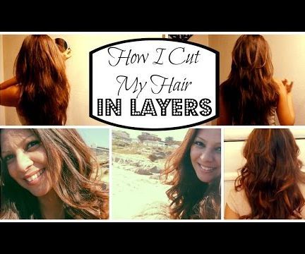 DIY guide for How I Cut Layers in My Hair ...at Home with step-by-step instructions