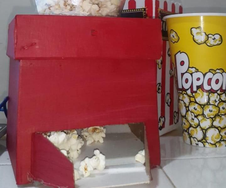 Step-by-step guide for popcorn dispenser machine DIY Project DIY project