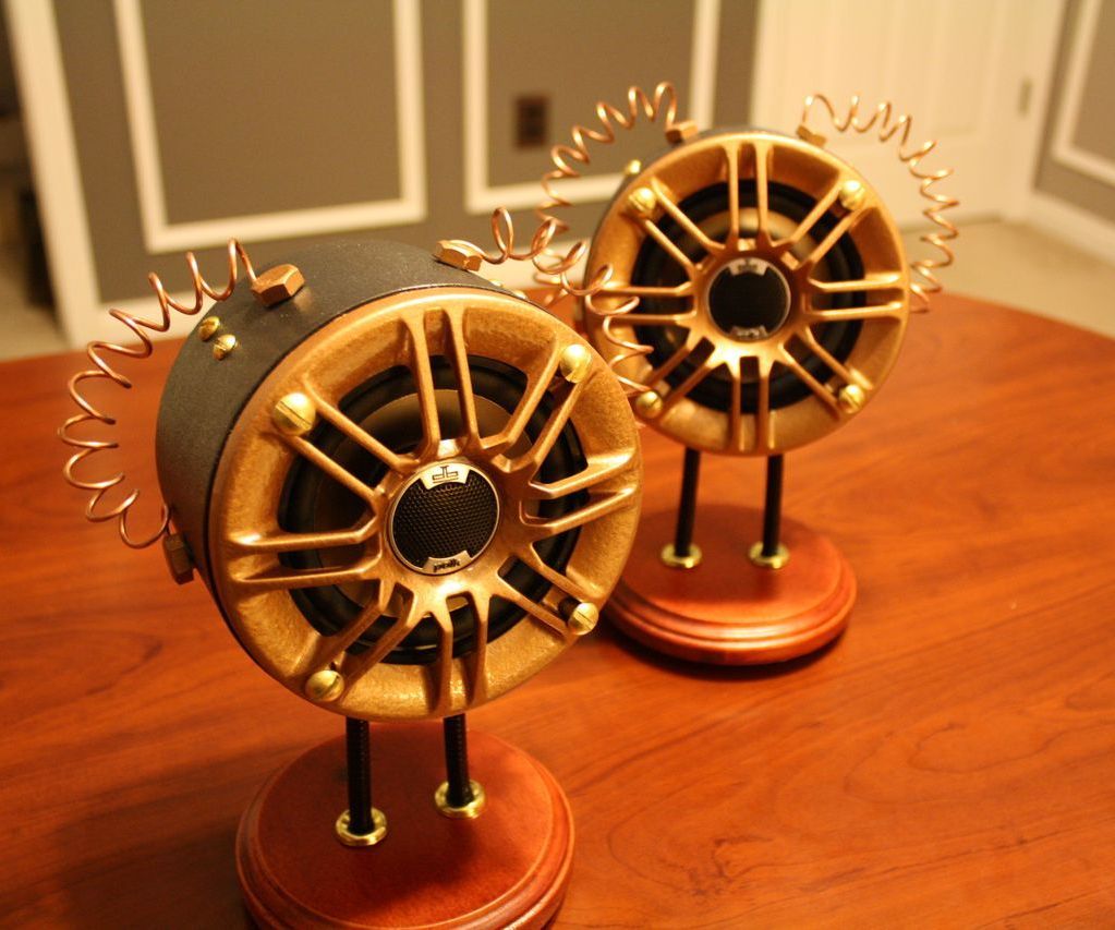 Steampunk Speakers 6 Steps (with Pictures) Instructables