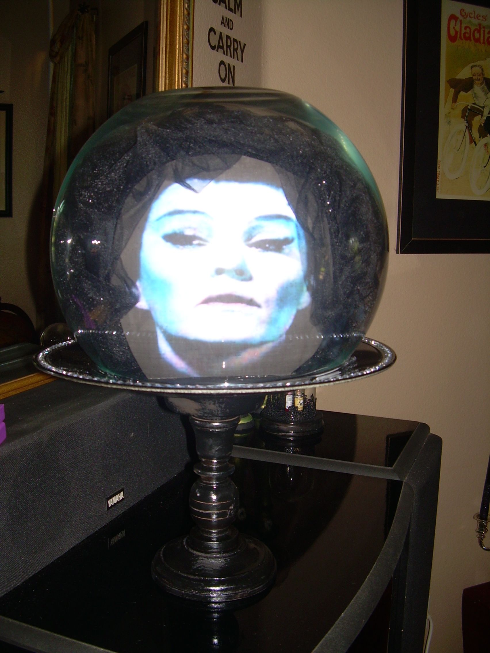 DIY Madame Leota Crystal Ball Instructables