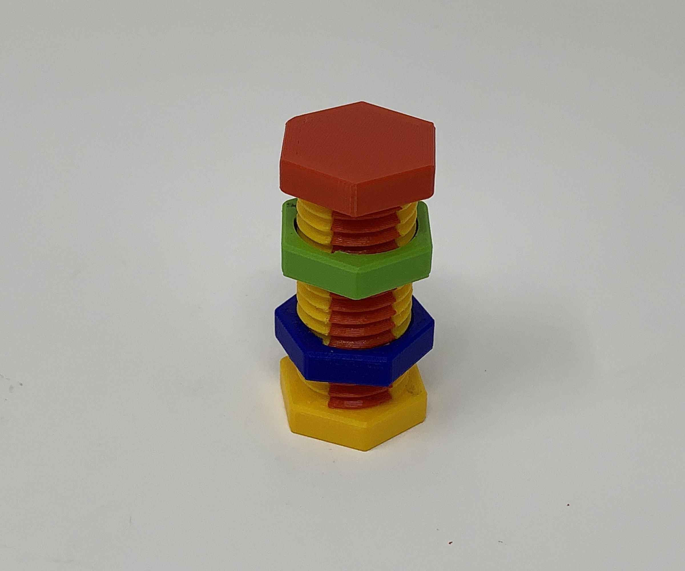 "bolt box", a simple to print but hard to solve 3d puzzle DIY Project DIY Project Image