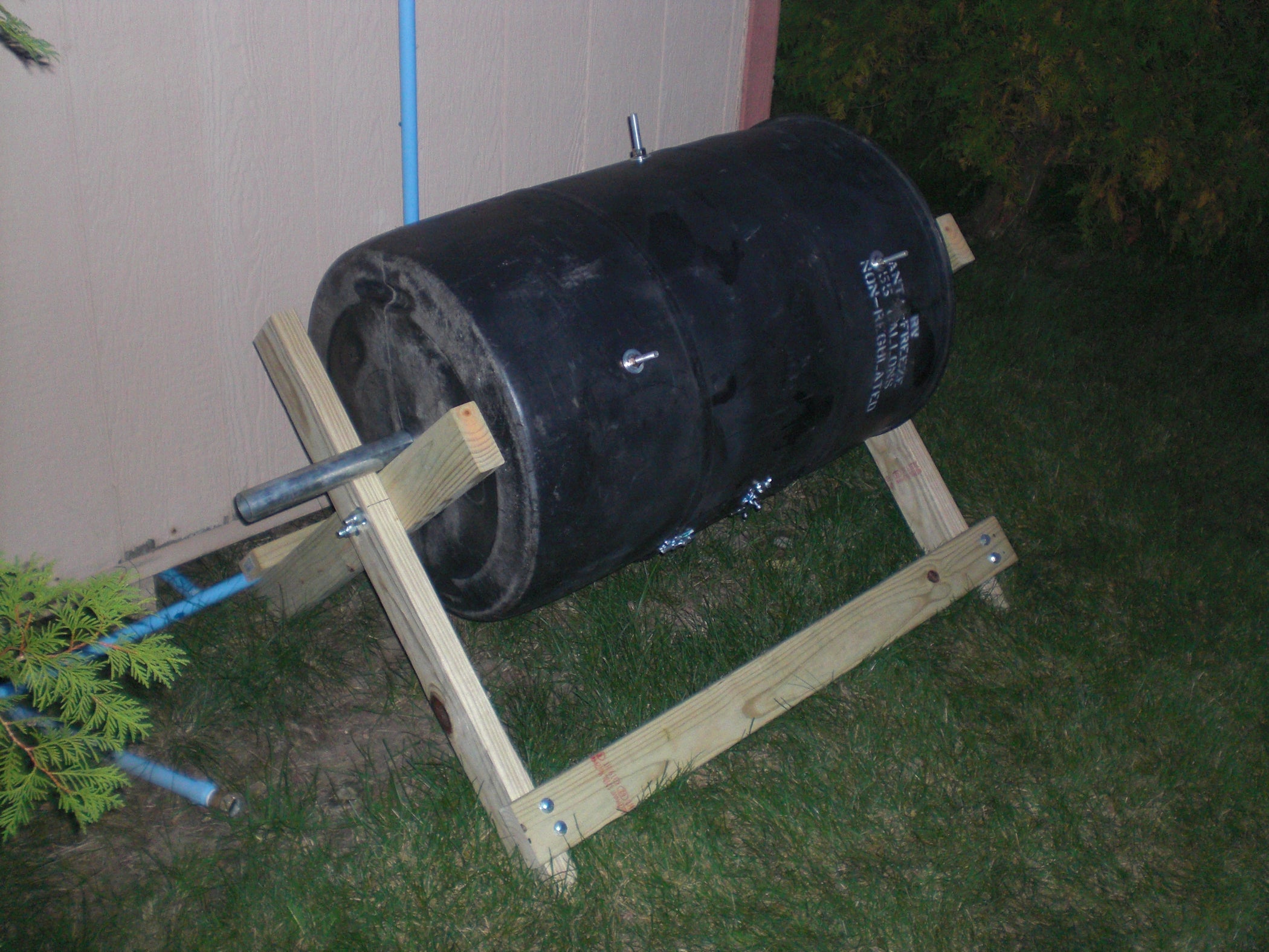 Backyard Compost Tumbler (another One) 11 Steps Instructables
