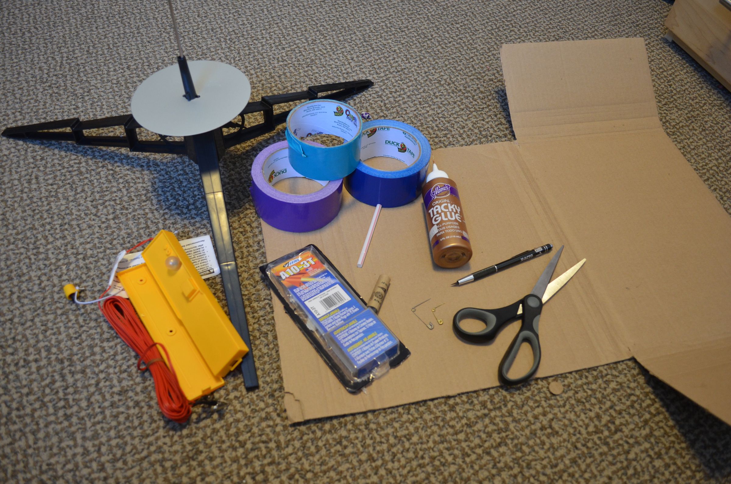 Cardboard Rocket It Flies! 7 Steps Instructables