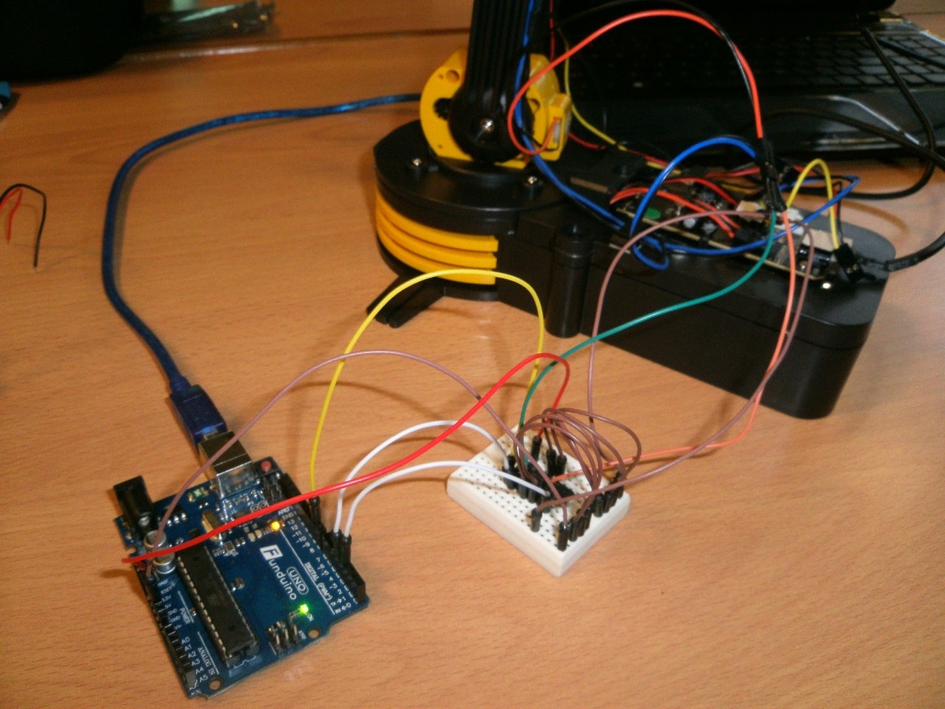 My Robotic Arm : 5 Steps (with Pictures) Circuit Diagram