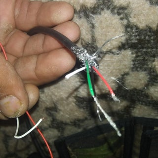 quick two wires diagram,4 wires in one blk,green,white,red,other red