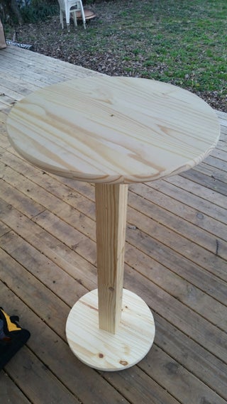 Bar Height Pub Table 7 Steps With Pictures Instructables Bar Height Pub Table 7 Steps, High Top Round Pub Tables