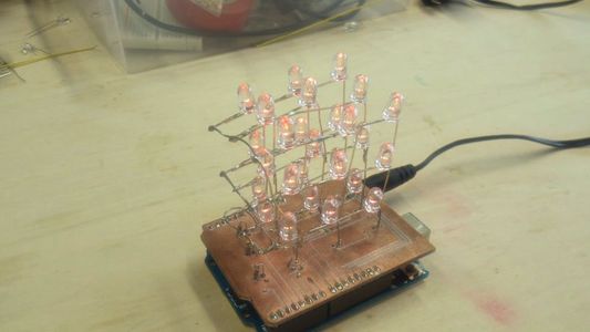 Led Cube 9 Steps Instructables