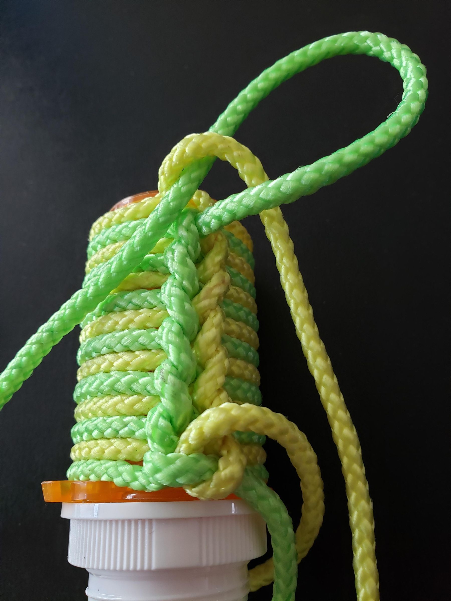Easy Paracord and Med Bottle Dog Poop Bag Holder (with Pictures