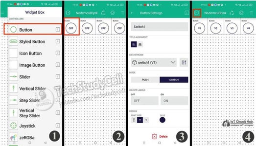 IoT Project Using ESP32 Blynk Google Assistant With Timer & Sensor : 19 ...