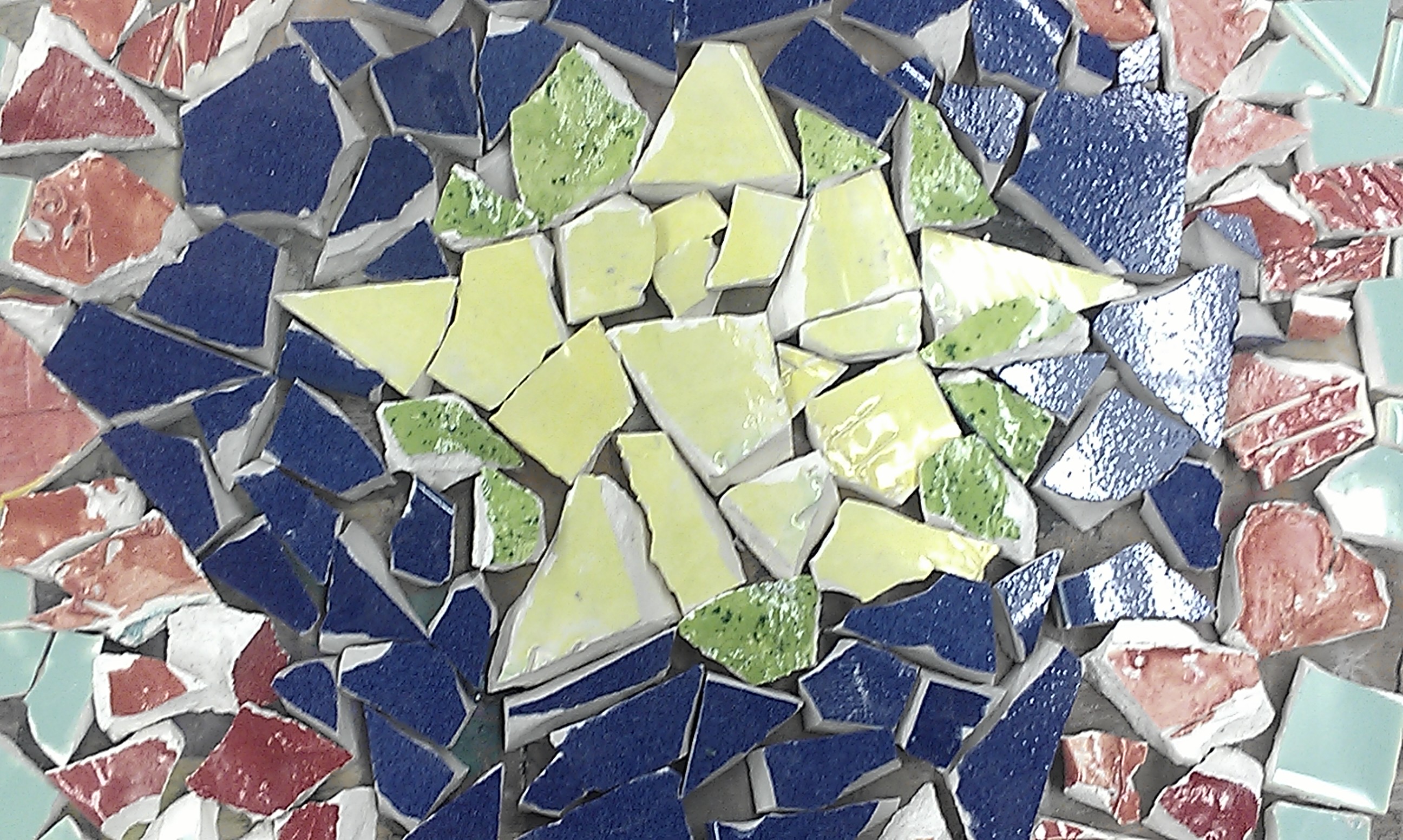 Recycle Ceramics Into Awesome Mosaic Stepping Stones 15 Steps