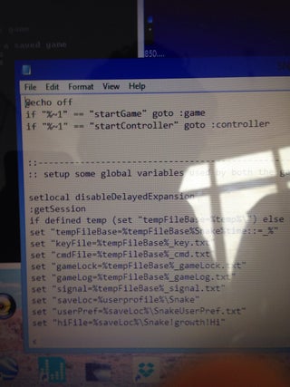 create snake program 4 steps