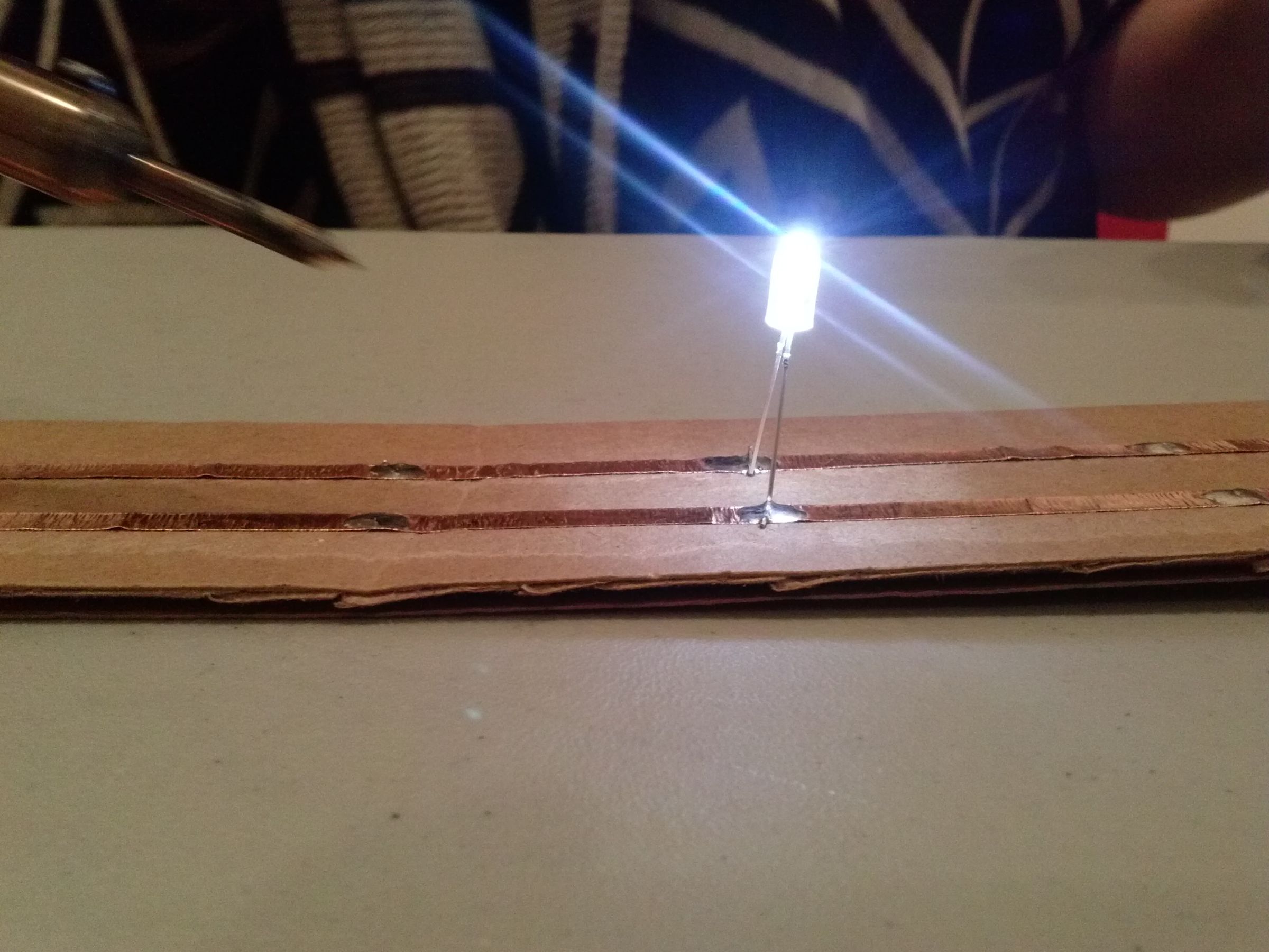Simple Circuit With Copper Tape 6 Steps Instructables