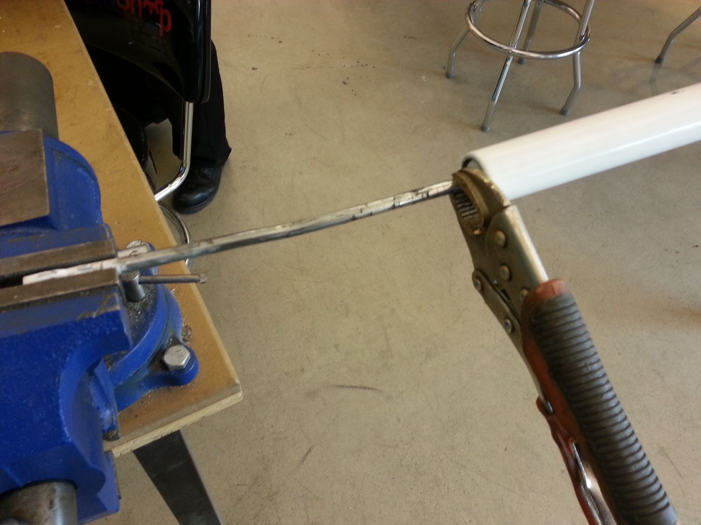 How to Fix a Bent Pneumatic Screen Door Closer 4 Steps (with Pictures