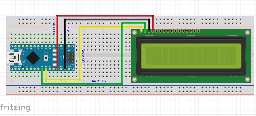 Download Arduino Nano Lcd 16X2 I2C Images