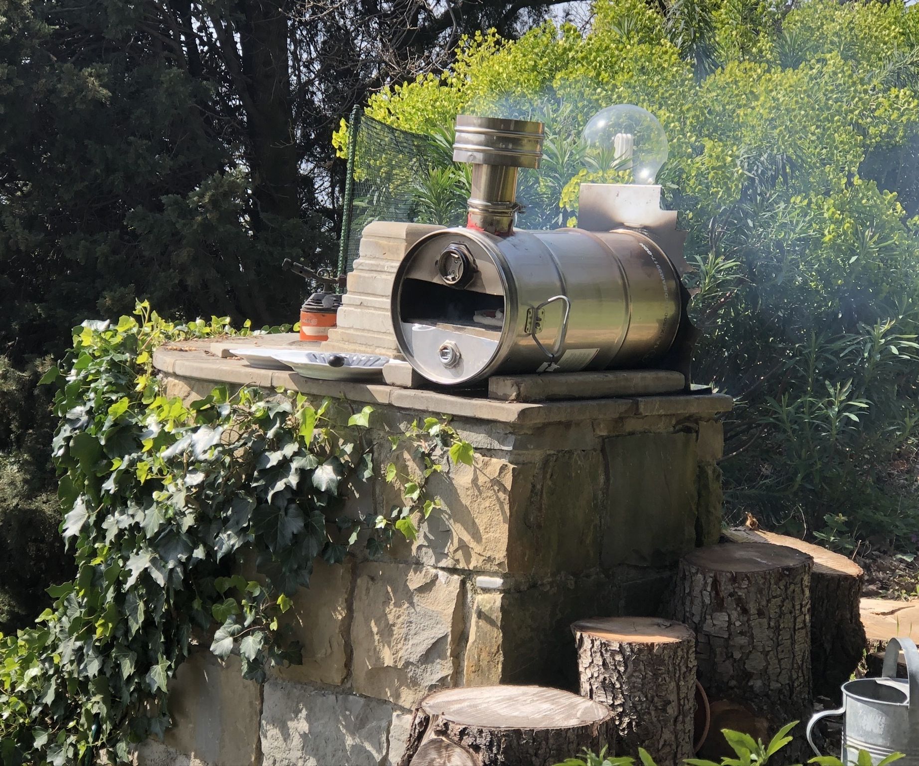 Small Experimental Portable Pizza Oven From Scrap 3 Steps Instructables