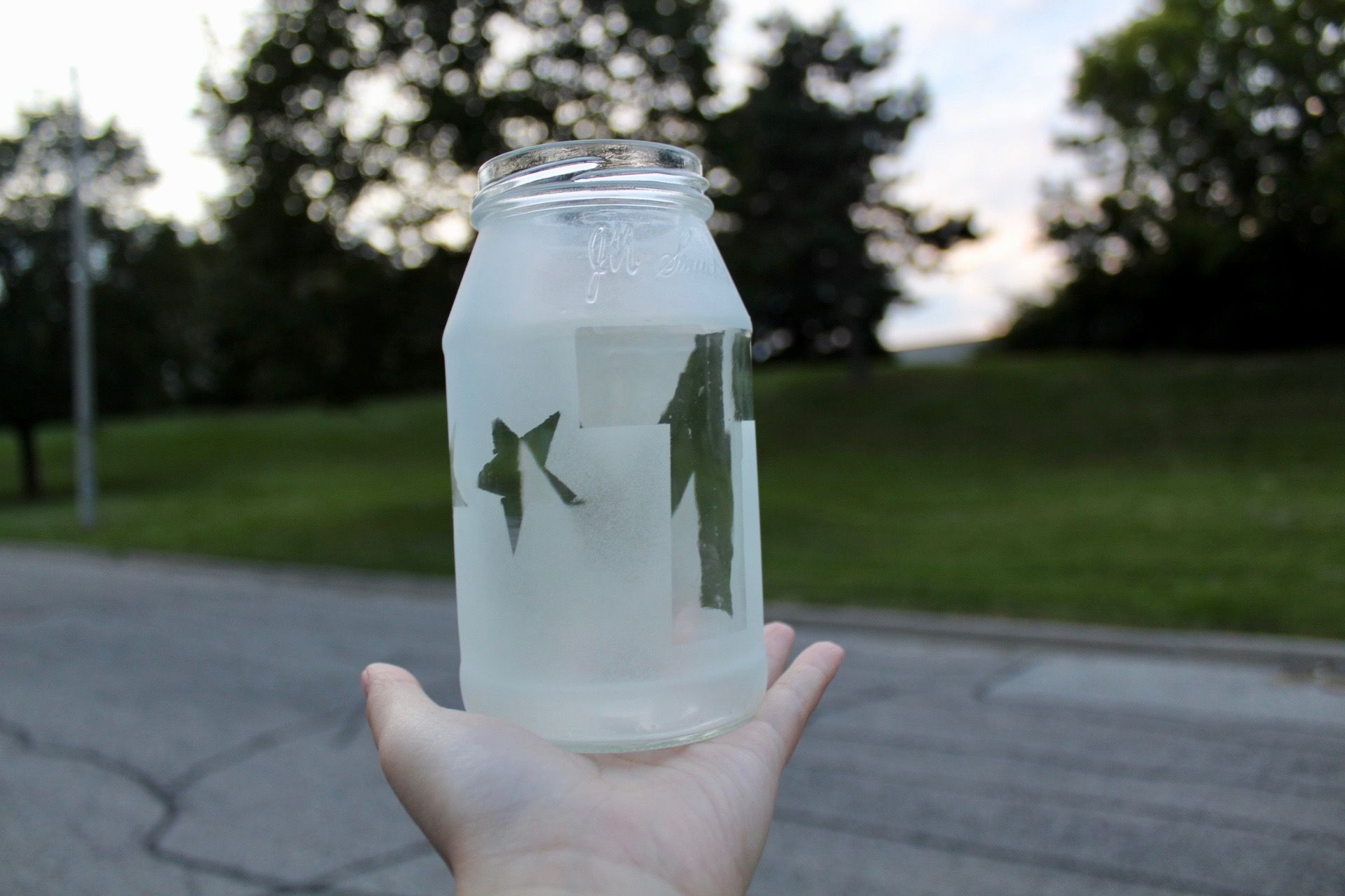 How to Make an Etched Frosted Mason Jar Design 6 Steps (with Pictures