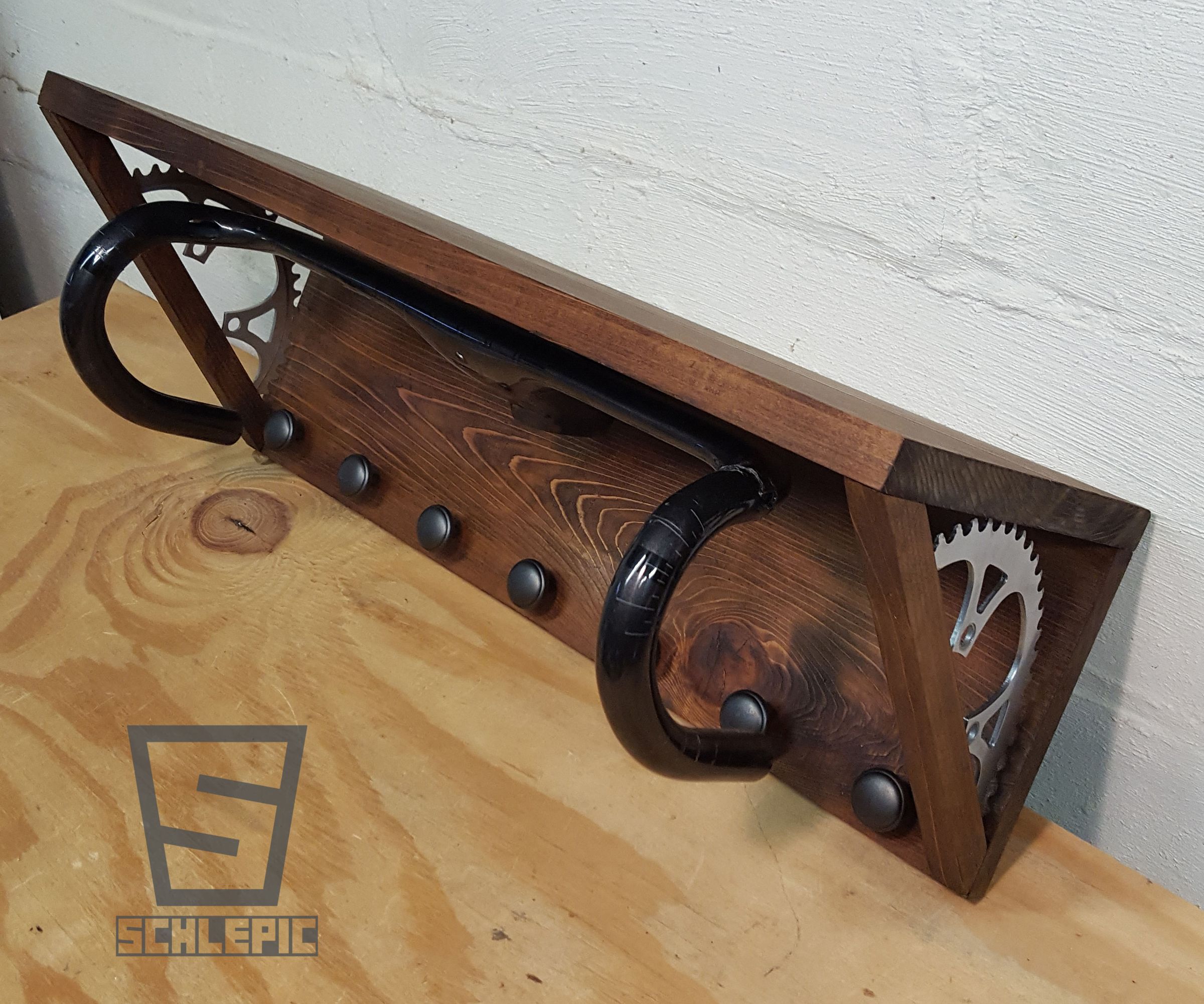 Step-by-step guide for bicycle handlebars shelf DIY Project DIY project