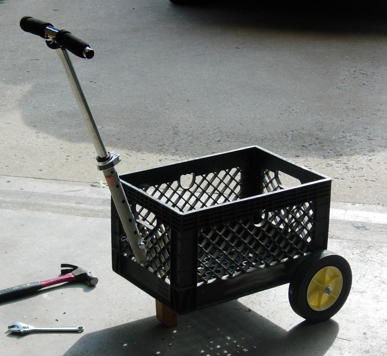 Build a Milk Crate Cart 5 Steps (with Pictures) Instructables