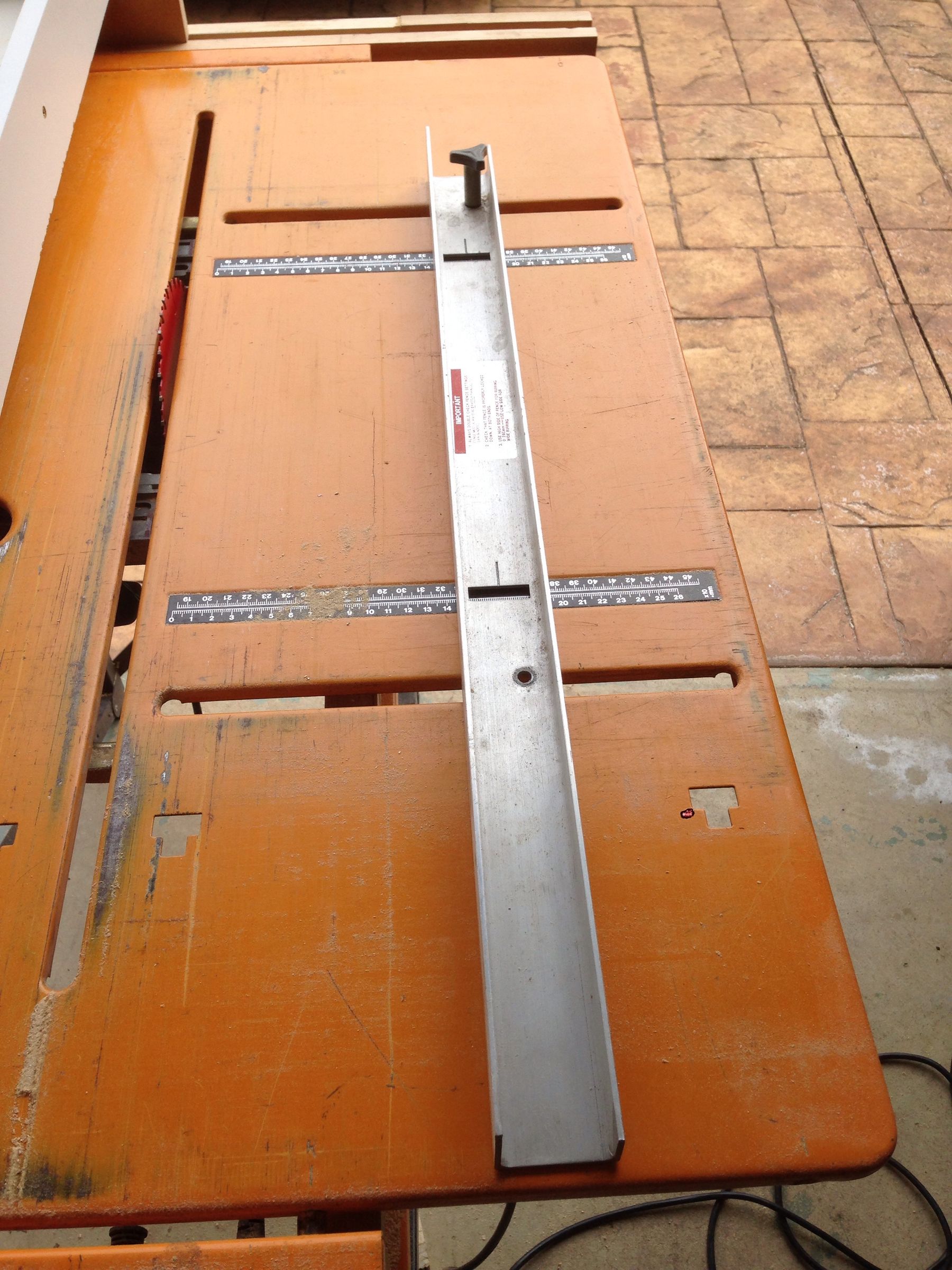 DIY Table Saw Rip Fence 6 Steps (with Pictures) Instructables