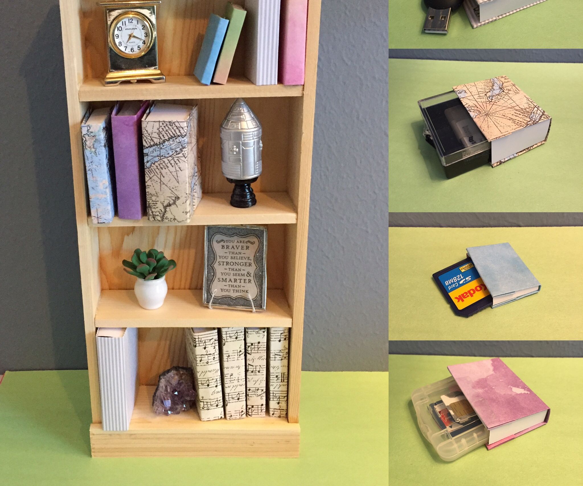 Mini Digital Library Bookcase 