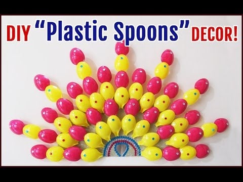 Best Out Of Waste Crafts Diy Plastic Spoon Room Decor 6 Steps With Pictures Instructables