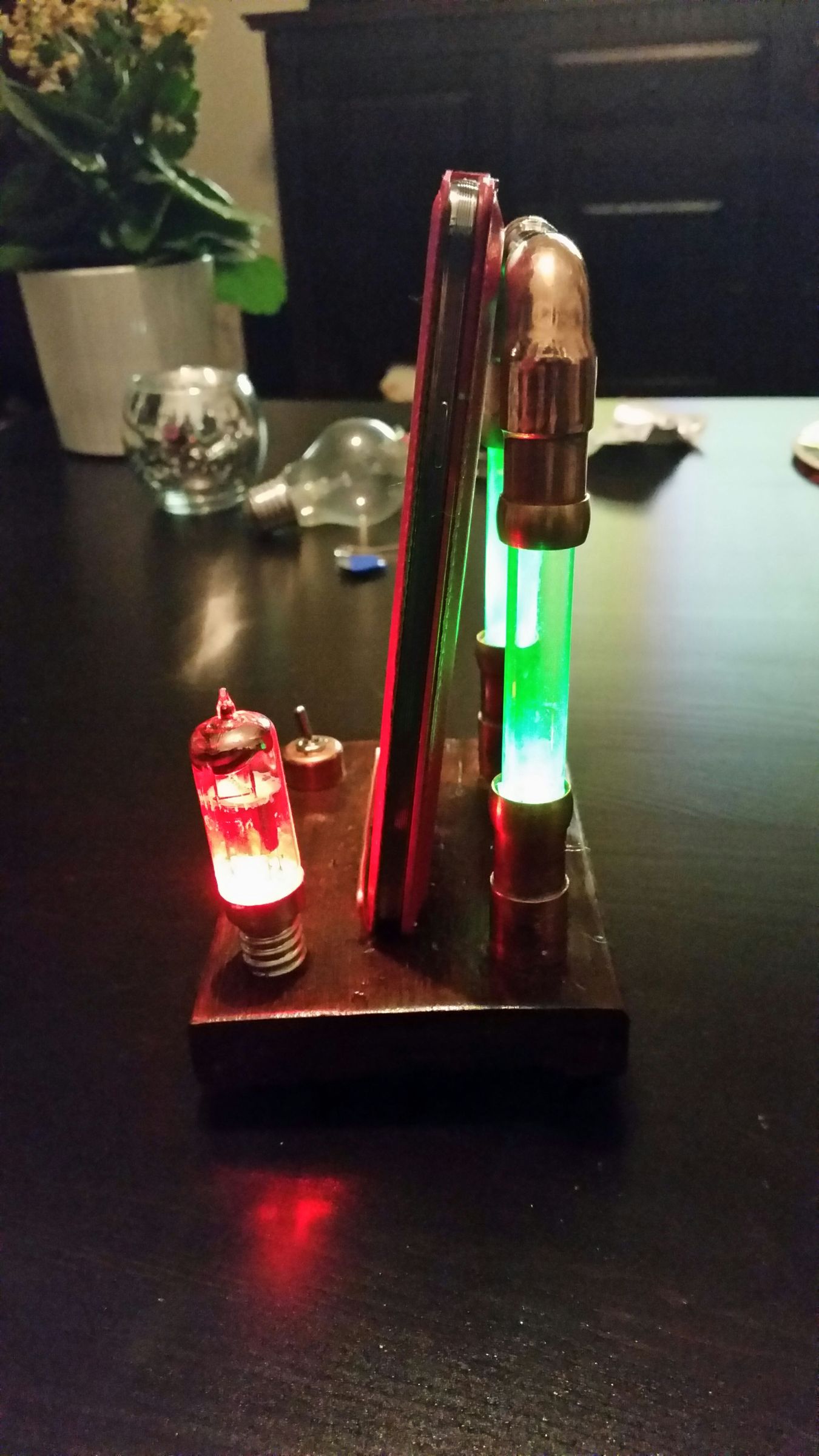 steampunk telephone stand. DIY Project DIY Project Image