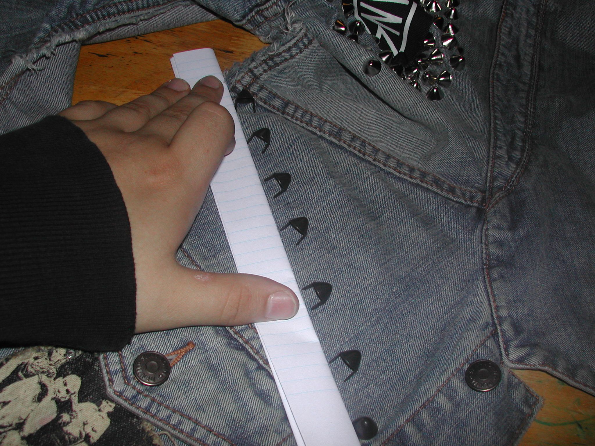 How to Add Studs to Clothing 5 Steps Instructables