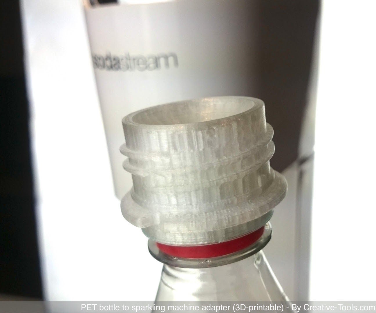 PET Bottle to Sparkling Machine Adapter